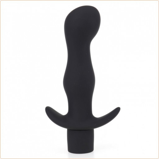 Vibrador Anal De Silicona Con Punta Curva 1 Frecuencias Potentes