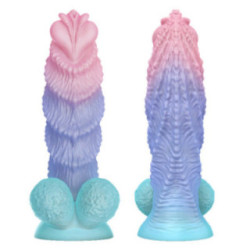 Dildo de Fantasía 19 cm - Consolador Flexible de Silicón