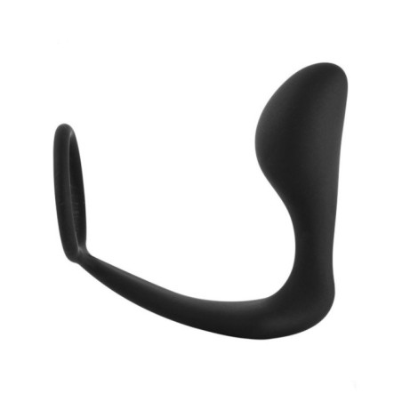 Estimulador Prostático con Anillo para el Pene - de Silicona