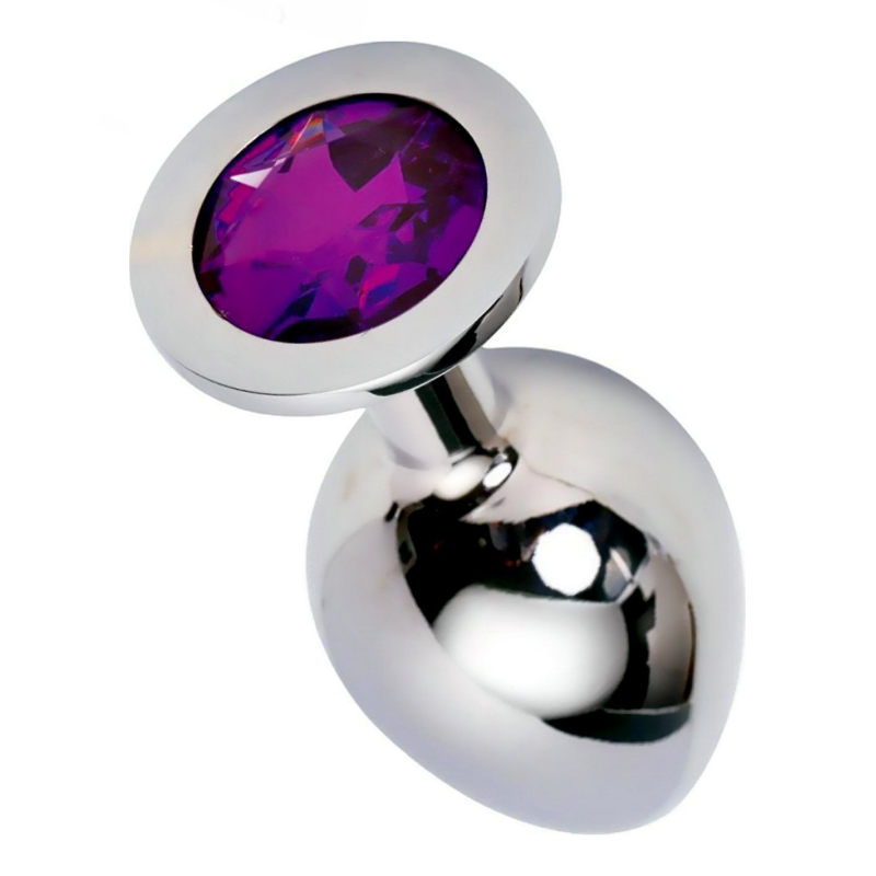 Dilatador Anal Talla L - Plug Anal Grande con Diamante