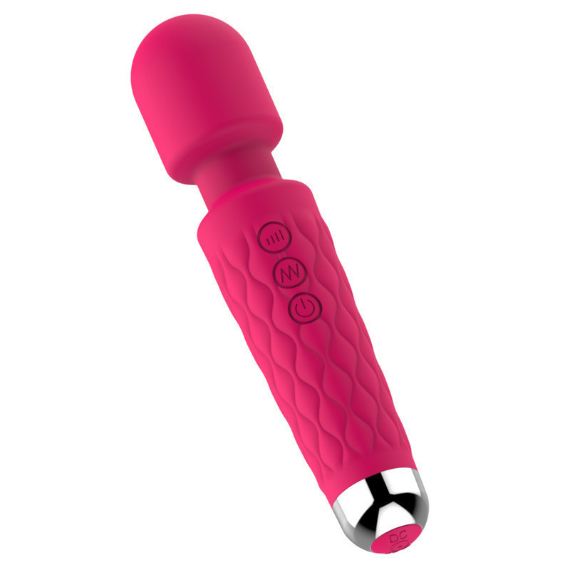Masajeador Magic Wand de 20 Frecuencias - Suave Vibrador de Silicona