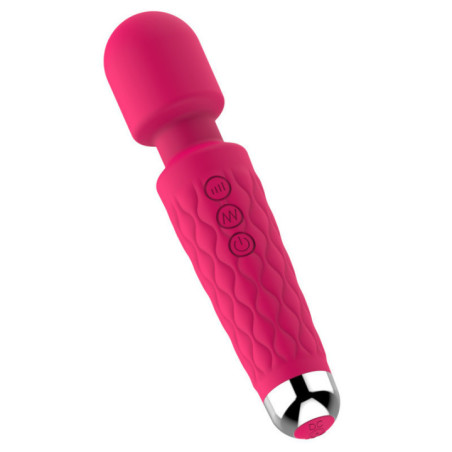 Masajeador Magic Wand de 20 Frecuencias - Suave Vibrador de Silicona