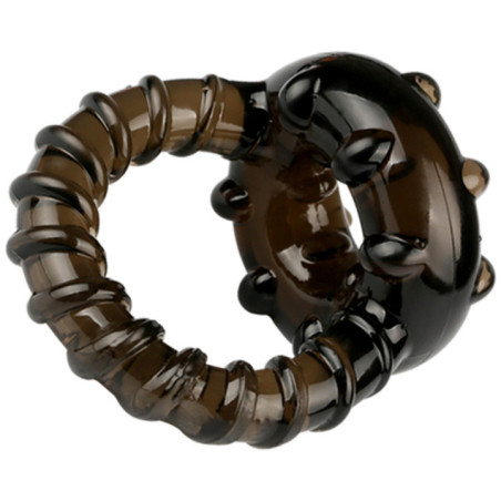 Doble Anillo para el Pene y Testículos - Potencia tu Erección
