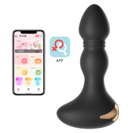 Avanzado Vibrador Anal Unisex con App y Carga USB