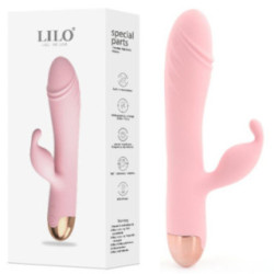 Vibrador Conejo Rotativo con Carga USB - 10 Frecuencias de Vibración