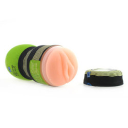 Suave Vagina Masturbadora con Copa para Guardar