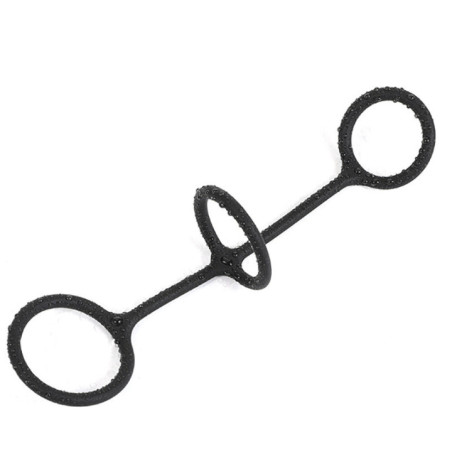 Triple Anillo Erector para Pene - Silicón