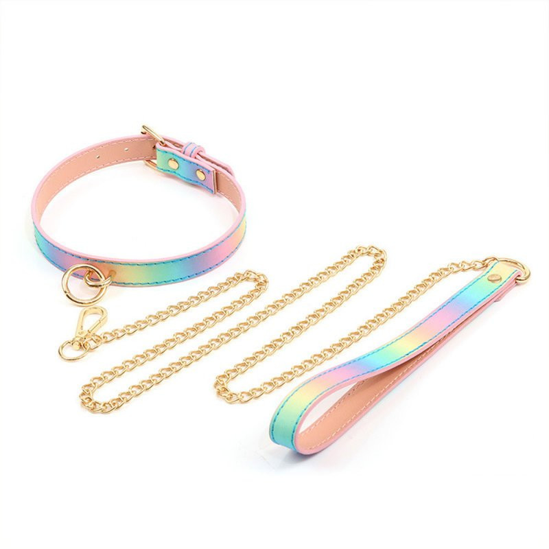Precioso Collar con Cadenas para Juegos de Dominación/Sumisión
