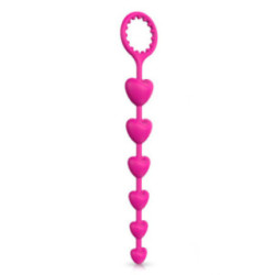 Bolas Anales de Silicón en Forma de Corazón - 23 cm