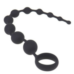 Suave Tira de Bolas Anales de Silicón 35 cm