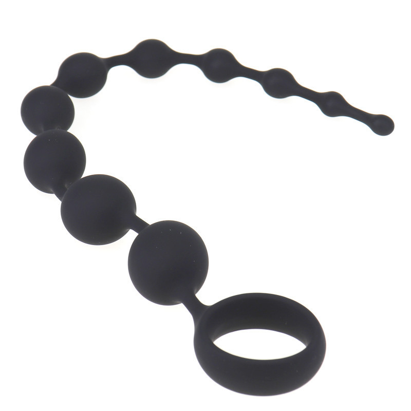 Suave Tira de Bolas Anales de Silicón 35 cm