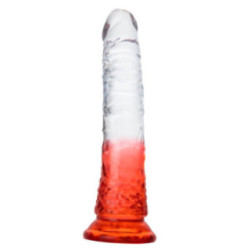Pene Suave de 22 cm - Consolador Realista Transparente