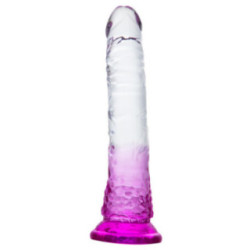 Consolador con Ventosa 22 cm - Pene Flexible de Cyberskin