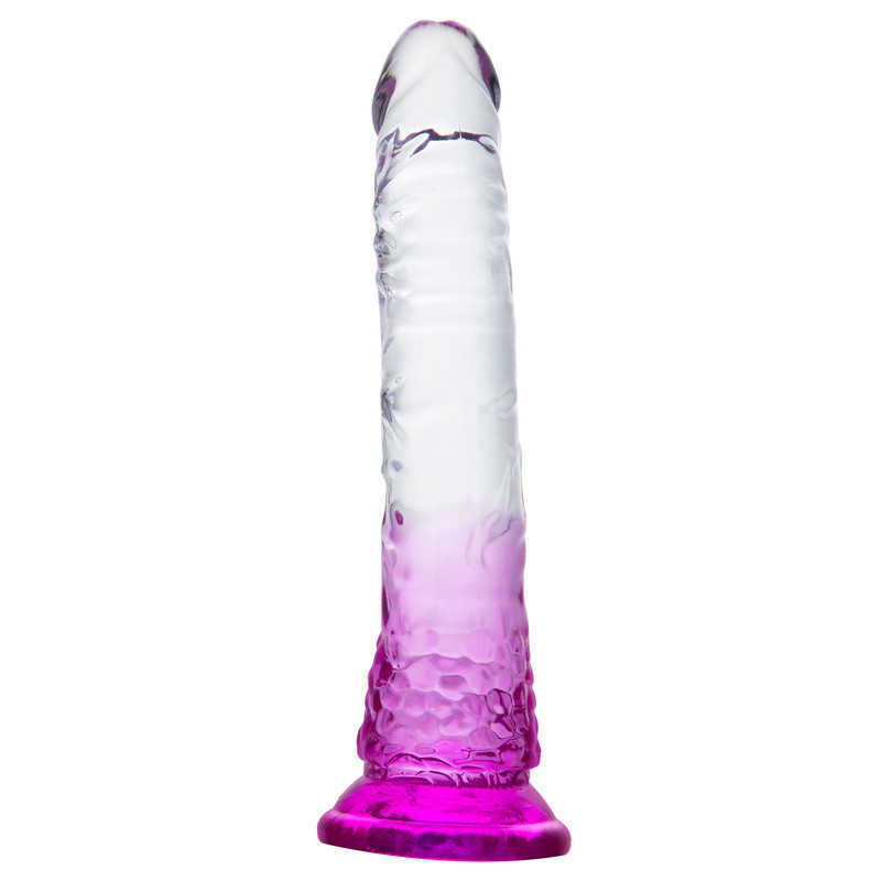Consolador con Ventosa 22 cm - Pene Flexible de Cyberskin