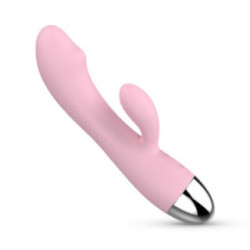 Vibrador Rabbit Recargable de Silicón - Punto G y Clítoris