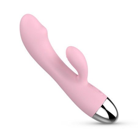 Vibrador Rabbit Recargable de Silicón - Punto G y Clítoris