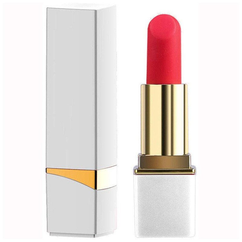 Lipstick Vibrador con 10 Frecuencias y Batería Recargable