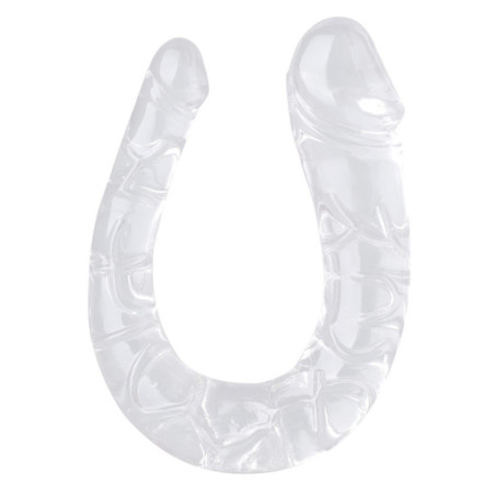 Mini Dildo Doble de Gelatina de 17 cm - Consolador Doble Penetración