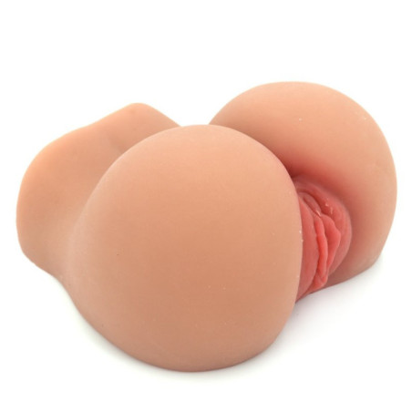 Masturbador Realista con Doble Orificio y Nalgas