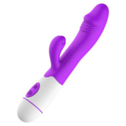 Vibrador Conejito Waterproof con Batería Recargable