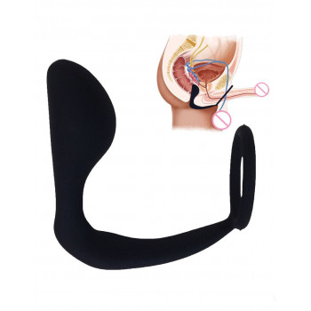 Punto P Anillo para el Pene + Estimulador Prostático Punto P Anillo para el Pene + Estimulador Prostático
