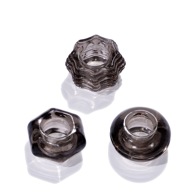 Set de 3 Anillos para Pene de Gelatina