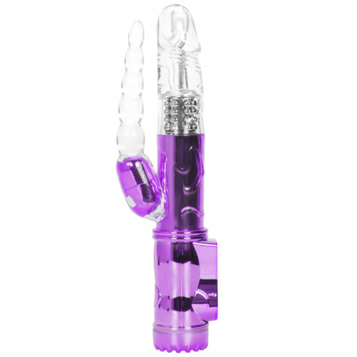 Vibradores Realísticos Vibrador Doble con Punta Rotativa - Anal / Vaginal Vibradores Realísticos Vibrador Doble con Punta Rotativa - Anal / Vaginal