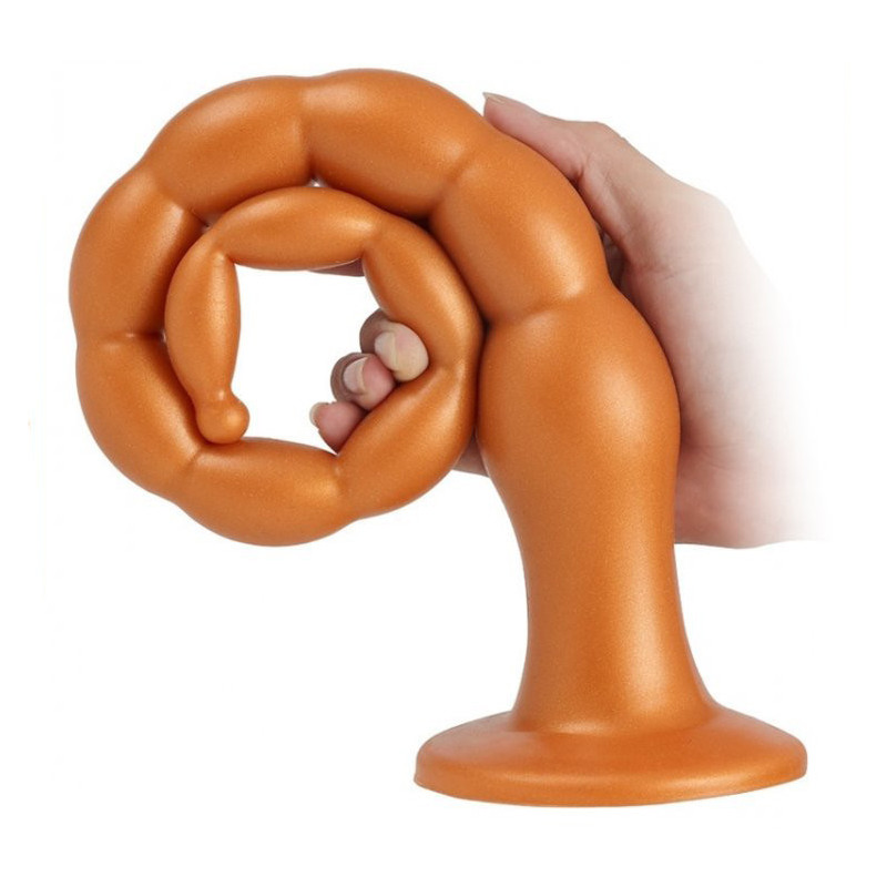 Bolas Anales 53 cm - Plug Anal Extra Largo con Ventosa