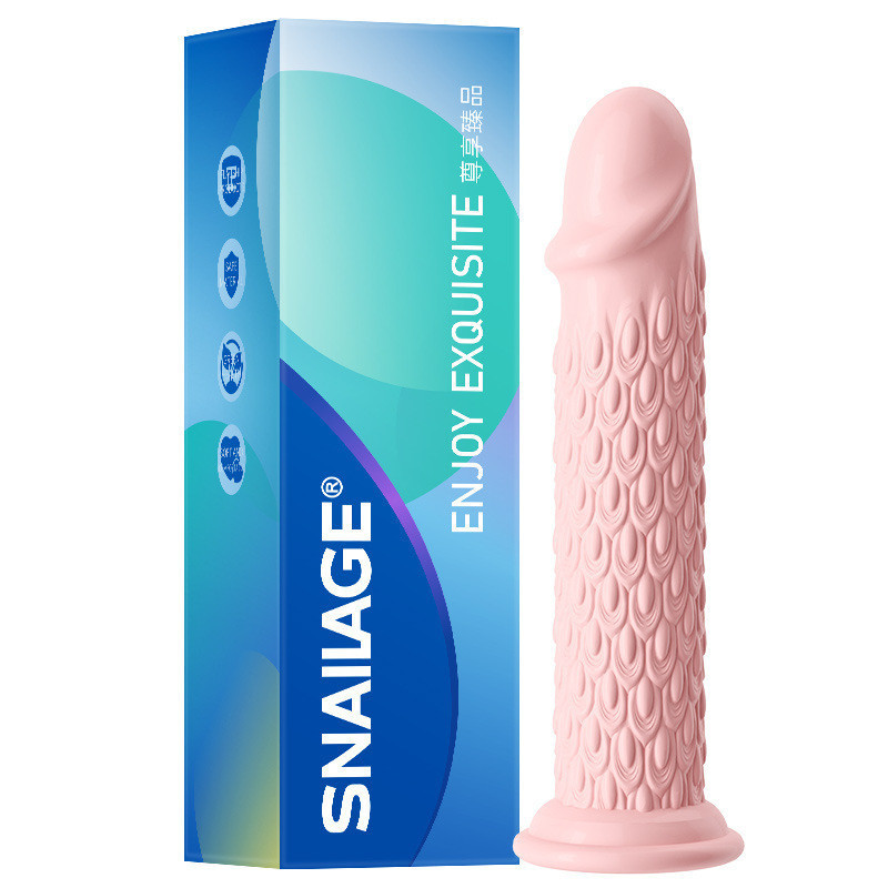 Dildo de 19 cm de Gelatina - Texturizado y con Ventosa