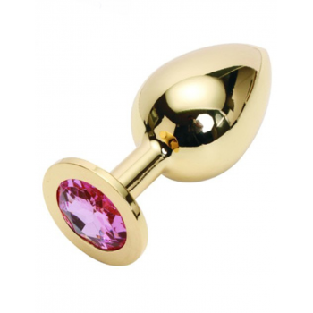 Plugs y Bolas Tapón Anal de Acero con Joya - Talla L