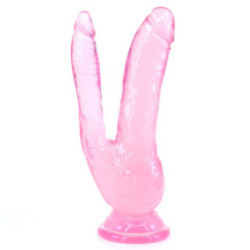Pene Doble Penetración con Ventosa - Anal / Vaginal