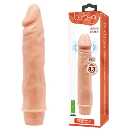 Pene Realista Vibrador 21.5 cm con Velocidad Regulable