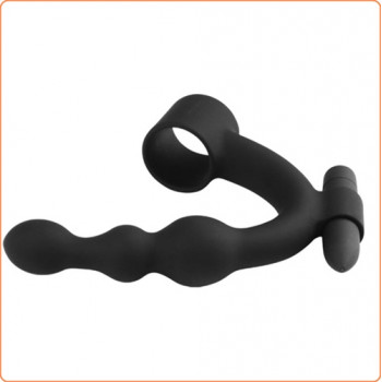 Punto P Anillo para el Pene Vibratorio con Bolas Anales Punto P Anillo para el Pene Vibratorio con Bolas Anales