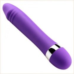 Vibrador Vaginal Tipo Clásico con Punta Redonda