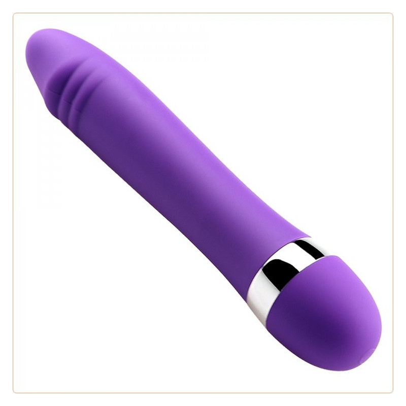 Vibrador Vaginal Tipo Clásico con Punta Redonda
