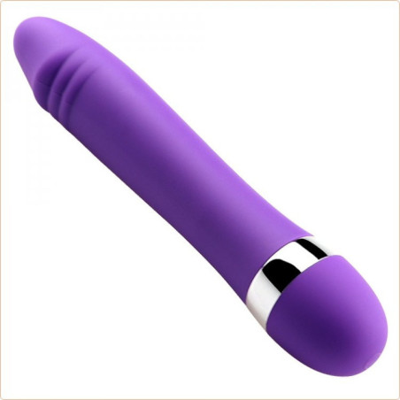 Vibrador Vaginal Tipo Clásico con Punta Redonda
