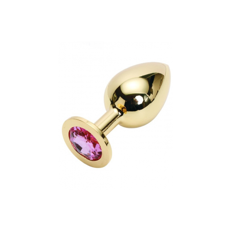Tapón Anal Talla S - Plug de Acero con Elegante Diamante