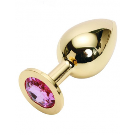 Tapón Anal Talla S - Plug de Acero con Elegante Diamante