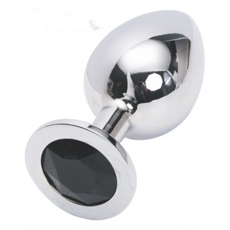 Tapón Anal Talla S - Butt Plug Unisex con Joya de Acero