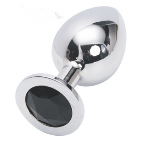 Tapón Anal Talla S - Butt Plug Unisex con Joya de Acero