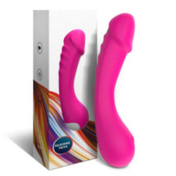 Vibrador Punto G Recargable de Silicón - 9 Frecuencias