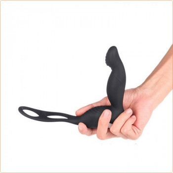 Anillo para el pene con masajeador de próstata Anillo para el pene con masajeador de próstata