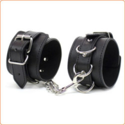 Esposas de Cuero Ecológico para Bondage y BDSM - Muñequeras