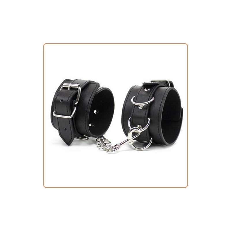 Esposas de Cuero Ecológico para Bondage y BDSM - Muñequeras