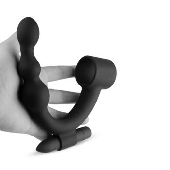 Punto G del Hombre Anillo para el Pene Vibratorio con Bolas Anales para el Punto P Punto G del Hombre Anillo para el Pene Vibratorio con Bolas Anales para el Punto P