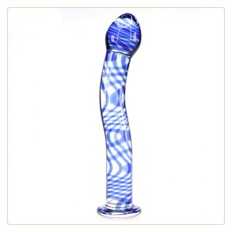 Dildo de Vidrio 19 cm - Consolador Anal / Vaginal