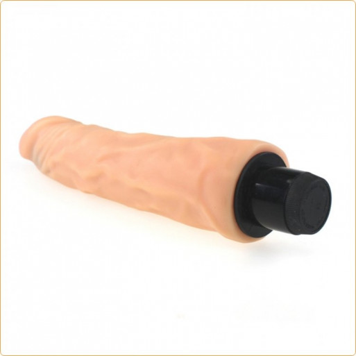 Vibradores Realísticos Vibrador Pene Realístico XL de Cyberskin con Venas - 23 cm Vibradores Realísticos Vibrador Pene Realístico XL de Cyberskin con Venas - 23 cm