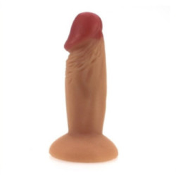 Mini Dildo con Forma de Pene - Anal / Vaginal de 12 cm