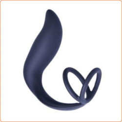 Doble Anillo para el Pene con Estimulador de Próstata - Anal Plug / Tapón
