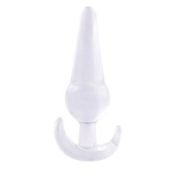 Plug Anal Transparente - Tapón Anal Mediano